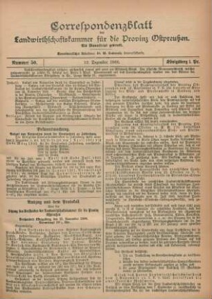 Nummer 50. 12. Dezember 1900.