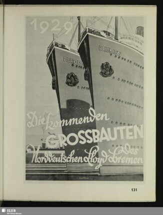 [Bernd Steiner, Norddeutscher Lloyd – 1929]