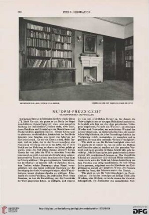 36: Reform-Freudigkeit : die Notwendigkeit der Wandlung