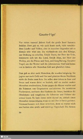Gevatter Vogel