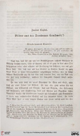 Zweites Capitel: Bilder aus der Dresdner Kunstwelt
