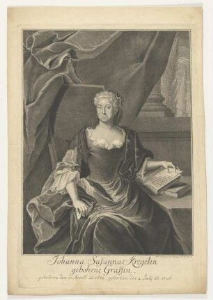 Bildnis der Johanna Susanna Kregelin geb. Graffin