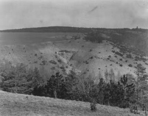 Im Muschelkalkgebiet bei Jena : Landschaft bei Jena mit Blick in ein Tal