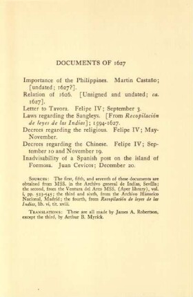Documents of 1627