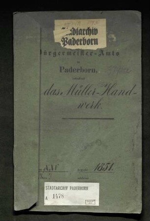 Müllerhandwerk
