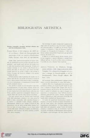 Bibliografia artistica
