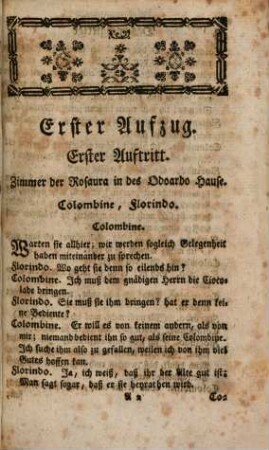 Das rachgierige Kammermädel : Ein Lustspiel von drey Aufzügen