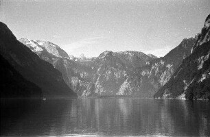 Königsee: der Königsee mit steinernem Meer