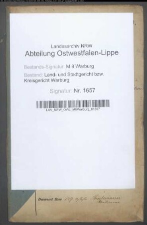 Erblasser: Lenz, Louise, geb. Tebbe: