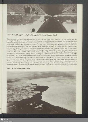 "Malygin" und "Graf Zeppelin" bei der Hooker Insel
