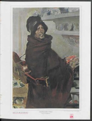 Arte moderno - Castellano viejo : Óleo de Sorolla, de la colección de Don Juan Canter.