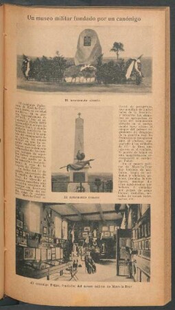 Un museo militar fundado por un canónigo