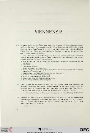 Viennensia (Nr. 916-939)