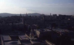 Blick vom Turm der Geburtskirche [Bethlehem, Israel-Exkursion]