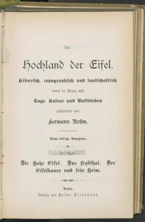 2: Die Hohe Eifel
