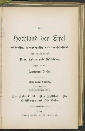 2: Die Hohe Eifel