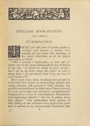 English Book-Plates ancient and modern by Egerton Castle