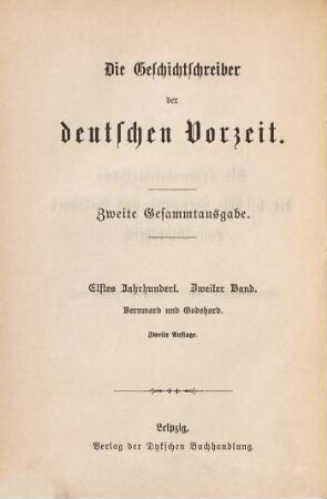 Die Lebensbeschreibung der Bischöfe Bernward und Godehard von Hildesheim