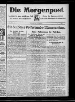 Die Morgenpost. 1924-