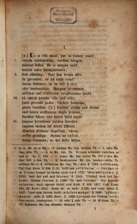 Caedmon's des Angelsachsen biblische Dichtungen. 1,2