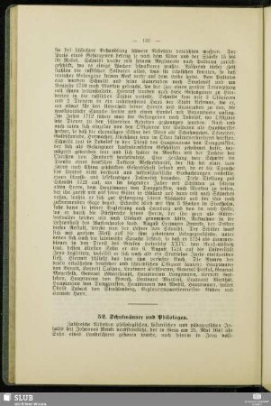 52. Schulmänner und Philologen