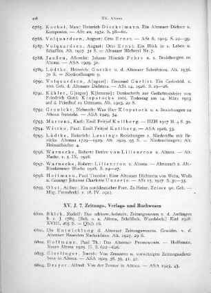 XV.J.7. Zeitungs-, Verlags- und Buchwesen