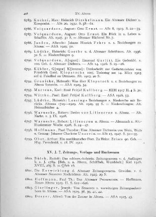 XV.J.7. Zeitungs-, Verlags- und Buchwesen