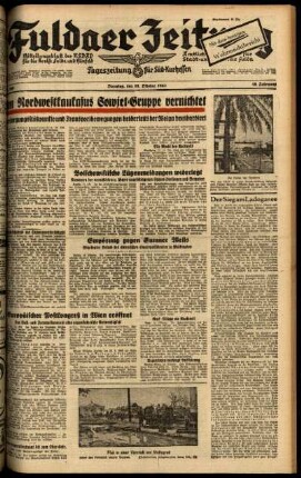 Ausgabe vom Dienstag, den 13. Oktober 1942.