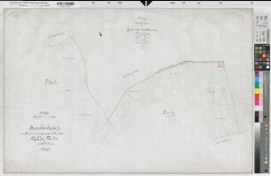 Uelde (Anröchte), Zusammenlegung Uelde, Bl. 9 Brouillonkarte I Waldhausen Flur 4 u. 5