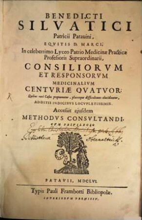 Consiliorum et responsorum medicinalium centuriae quatuor