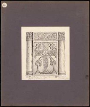 Dom Santa Maria Assunta und Santa Fosca, Torcello: Ansicht der Rückenlehne des Bischofssitzes