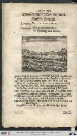 Durchleuchtigste Liebs-Hoffnung. Fünfftes Sinnbild