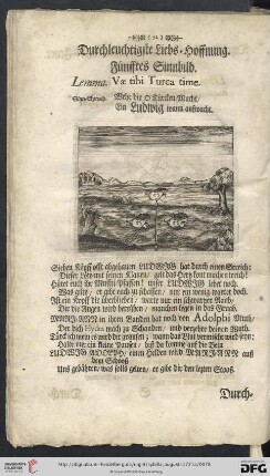 Durchleuchtigste Liebs-Hoffnung. Fünfftes Sinnbild