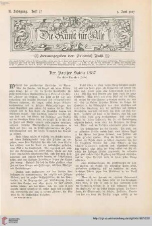 Heft 17 (1. Juni 1887)