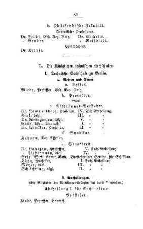Die Königlichen Technischen Hochschulen
