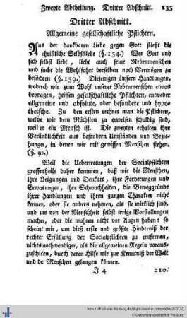 3. Abschnitt. Allgemeine gesellschaftliche Pflichten.