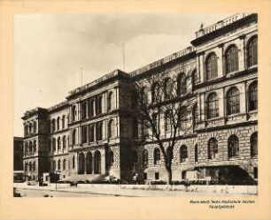 Technische Hochschule, Aachen Wiederaufbau: Ansicht Hauptgebäude