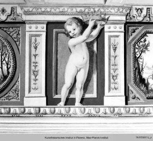 Szenen aus dem "Orlando Furioso" : Putto mit großherzoglicher Krone