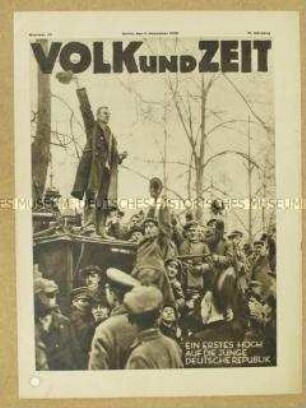 Illustrierte Beilage des "Vorwärts" zum 10. Jahrestag der Novemberrevolution