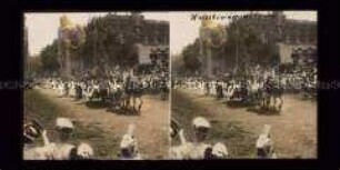 Trachtengruppe Weißkrainer Hochzeit, Kaiserhuldigung, Wien