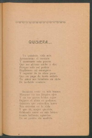 Quisiera...