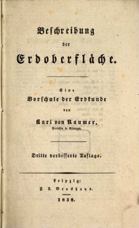 Beschreibung der Erdoberfläche