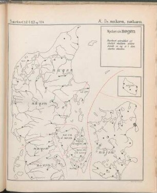 Særkort til § 63 og 104. Æ. Da. nakæn, nøkæn.