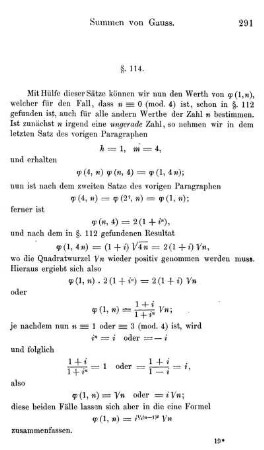 §. 114. Bestimmung von phi (h,n)