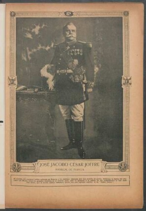 José Jacobo César Joffre, mariscal de Francia - [Retrato]