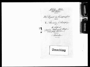 Arsenal (Geschütz, Wagenwerk, Waffen, Ausrüstung, Munition): Miszellen (1834-1883)