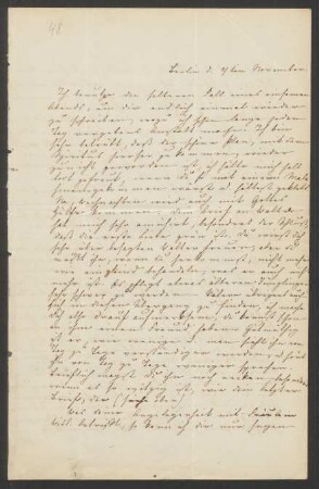 Brief an Sebastian Hensel : 07.11.1849