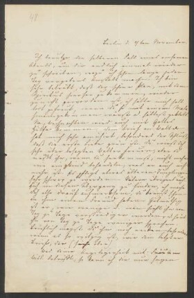 Brief an Sebastian Hensel : 07.11.1849