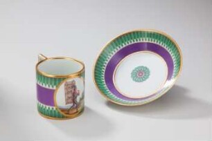 Untertasse zur Papageno-Tasse