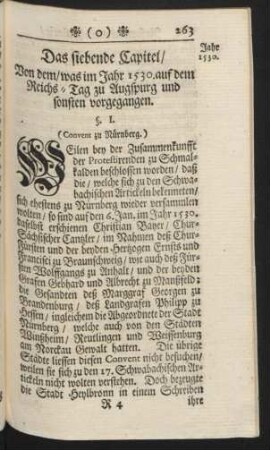 Das siebende Capitel
